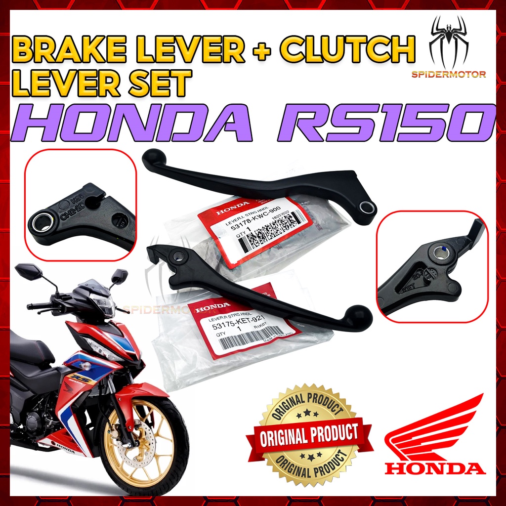 Honda RS150 v1 v2 Brake Lever & Clutch Lever 53175KET921 / 53178KWC