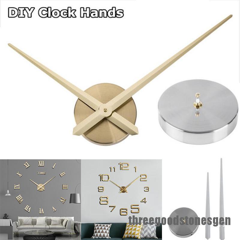[threegoodstonesgen 0701] Large Quartz Mechanism Clock Needles Hands DIY Large Wall Clock