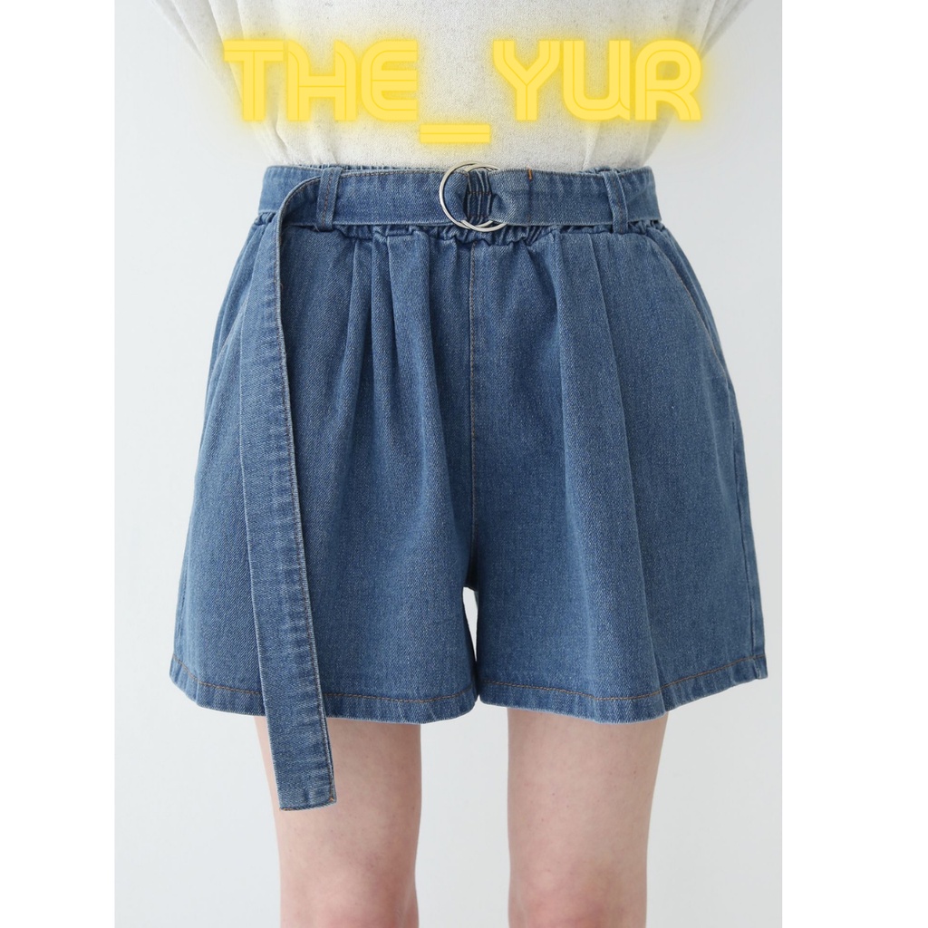 Korea women daily wide comfortable sexy date vacation belt cute summer  denim shorts pants | Shopee Singapore