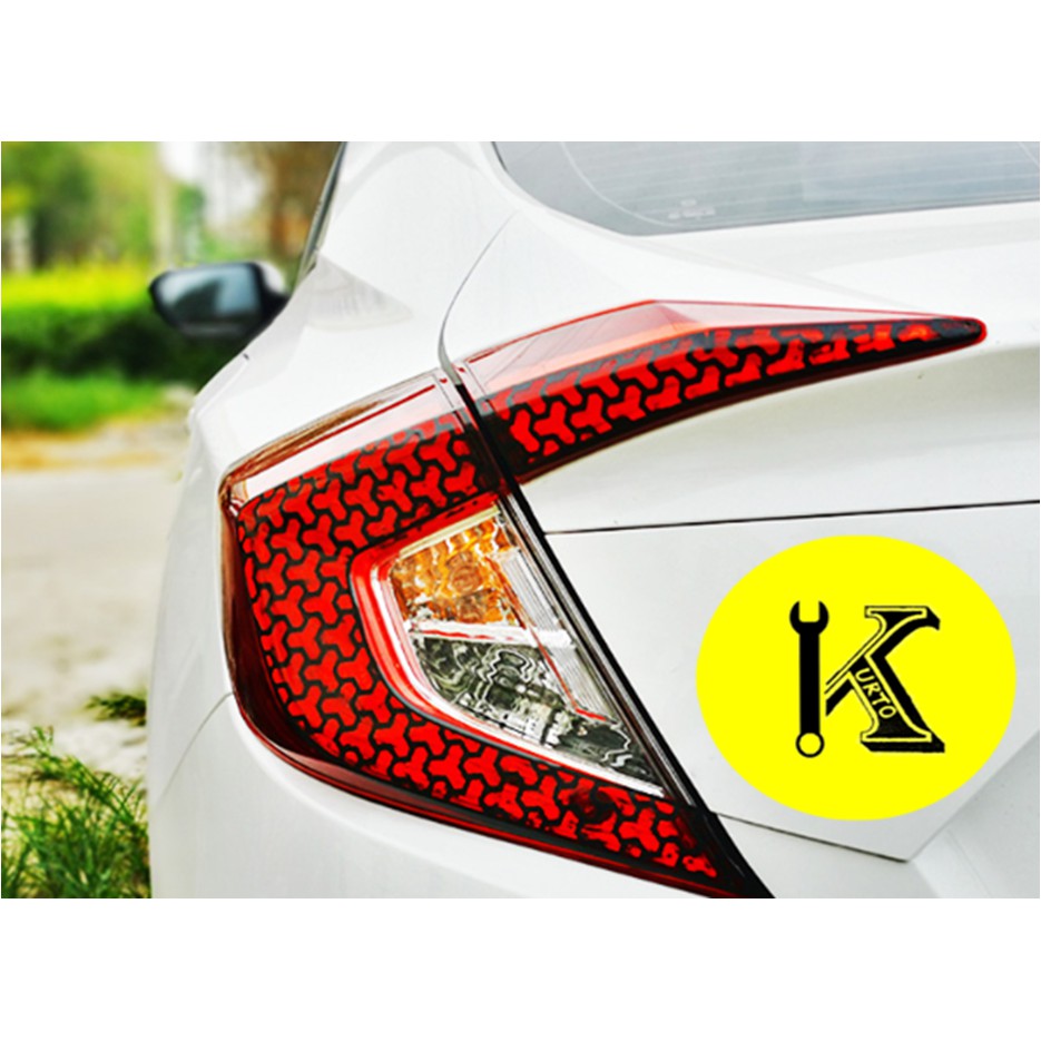 Brake Light Trim Carbon Fiber For Kia Stinger 2018-2023 - 2-Piece