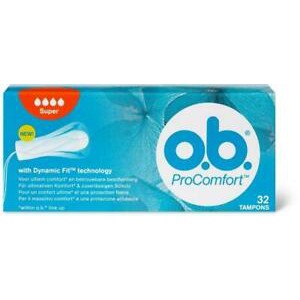 OB PRO COMFORT SUPER TAMPONS 32'S | Shopee Singapore