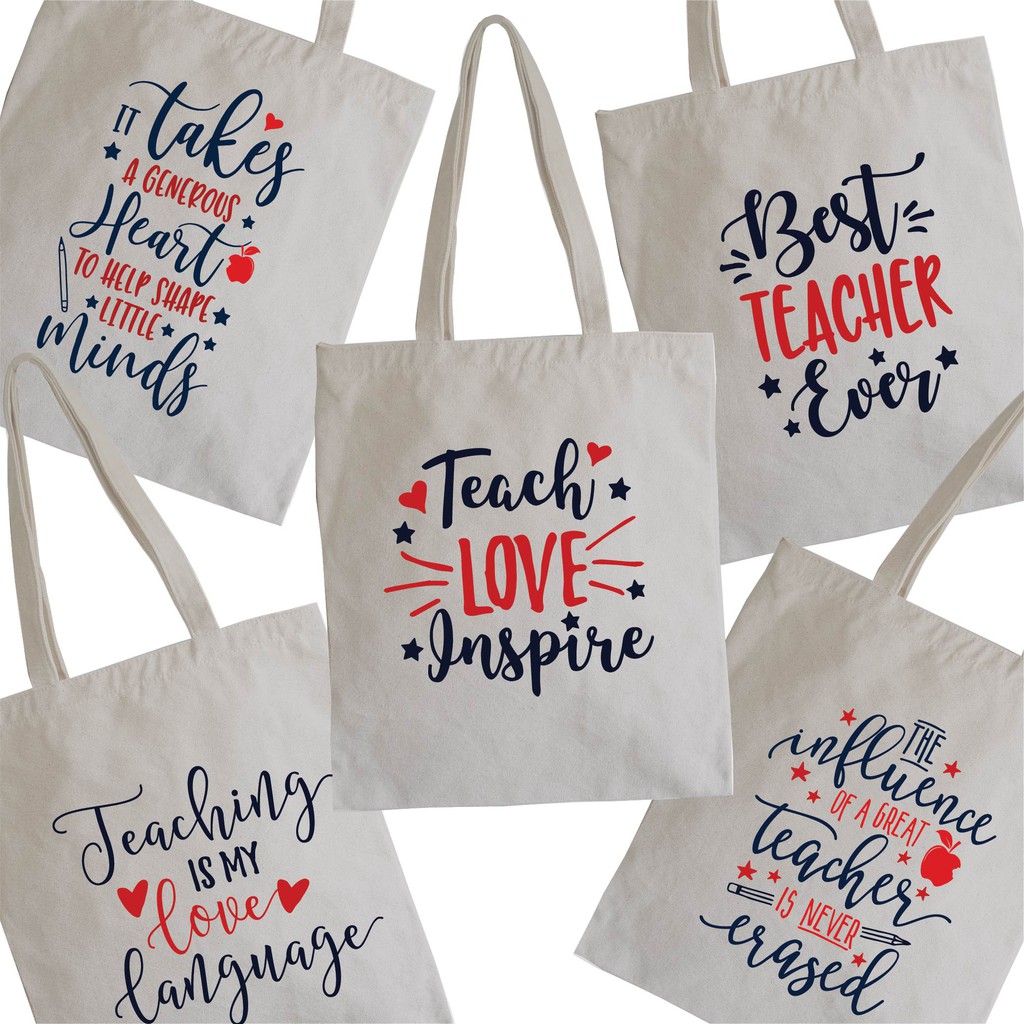 Teachers day tote discount bag