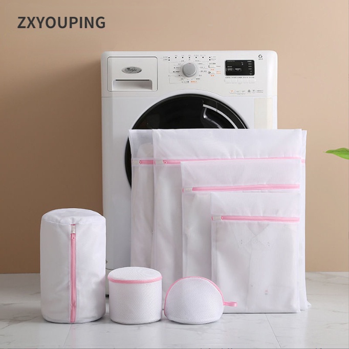 Washing Machines Durable Mesh Laundry Bags Washing Bag with Zip Closure