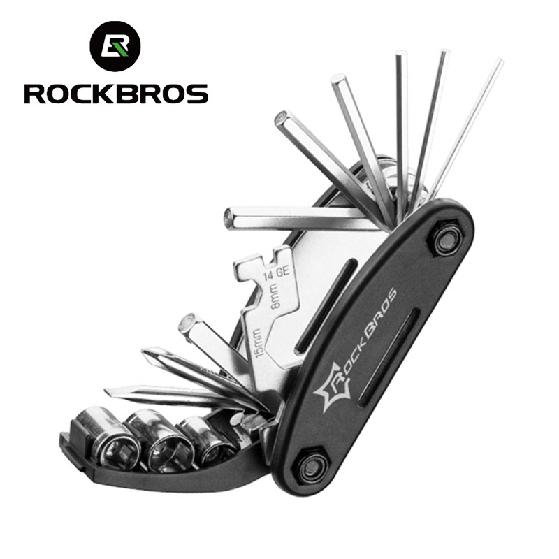 【SG Delivery】ROCKBROS Bike Tools Multifunction Bicycle Repair Kit Hex