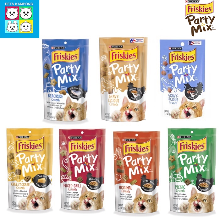 Friskies Party Mix Crunch 60g Shopee Singapore