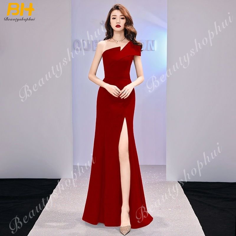 Elegant Evening Dress Dress Women's Banquet Black Noble HighEnd