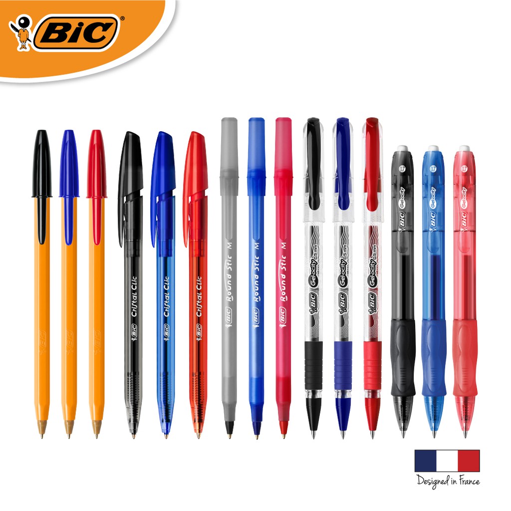 [Official Store] BIC Big Pen Ballpoint Gel Size 0.5/0.7 mm. | Shopee ...