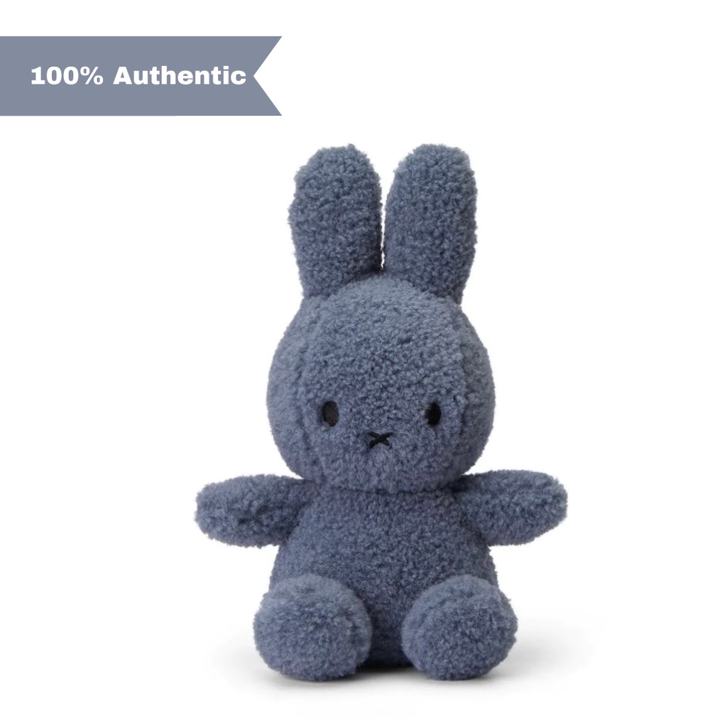 Miffy Sitting Teddy Blue 33cm Bunny Soft Toy | Shopee Singapore
