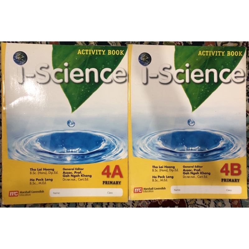 New: I-Science Activity Books Primary 4A & 4B (Marshall Cavendish ...