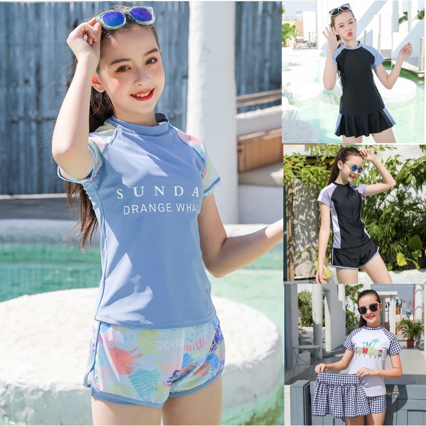 Girls hot sale shorts swimwear