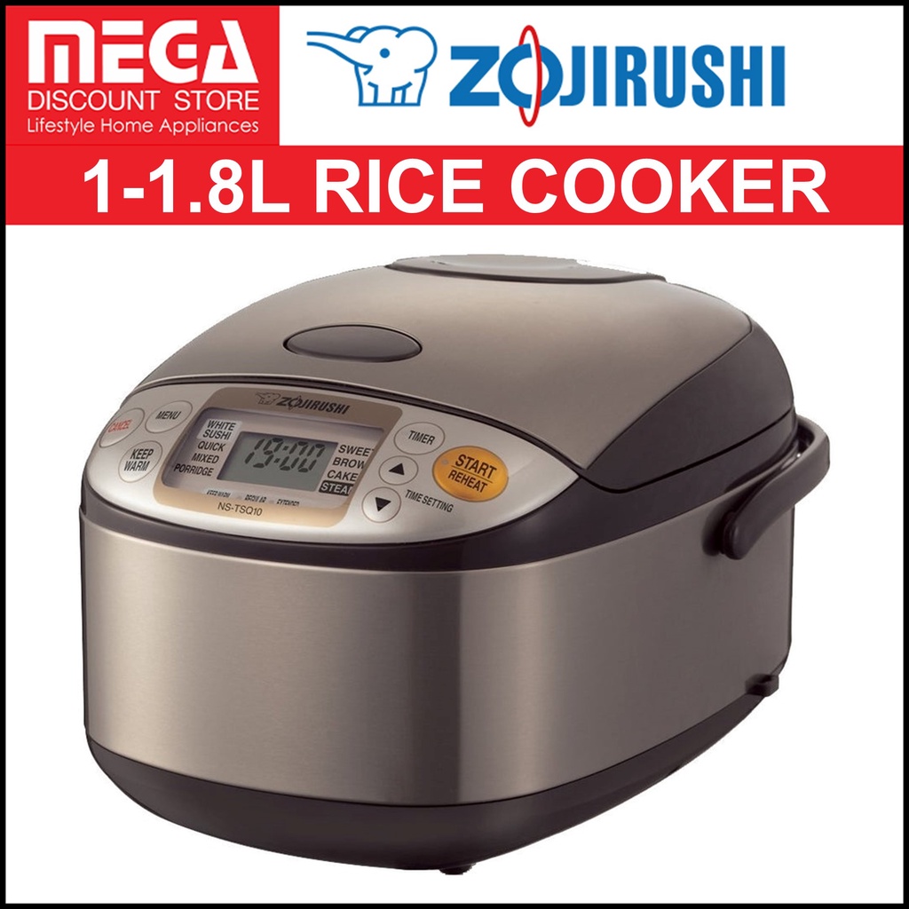 ZOJIRUSHI 1L1.8L RICE COOKER (NSTSQ10 / NSTSQ18) Shopee Singapore