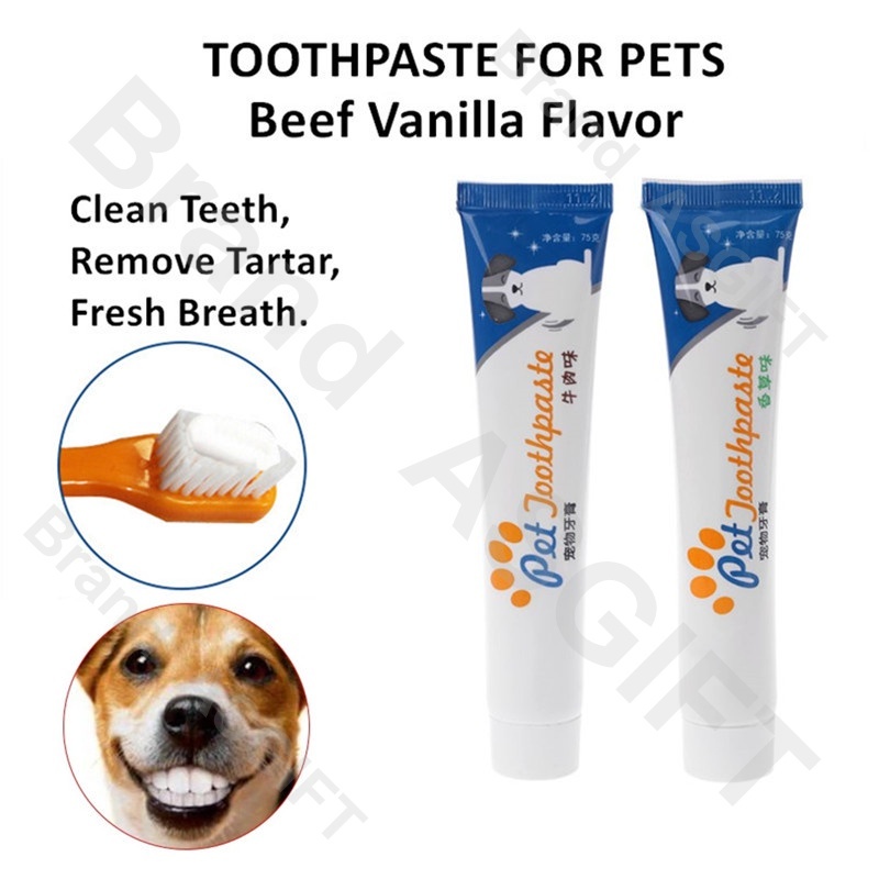 Pet Dog Cat Toothpaste Pet Puppy Teeth Cleaning Oral Care Teeth Health ...
