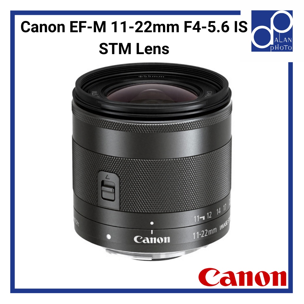 Canon EF-M 11-22mm F4-5.6 IS STM Lens - [Local 12 + 3 months