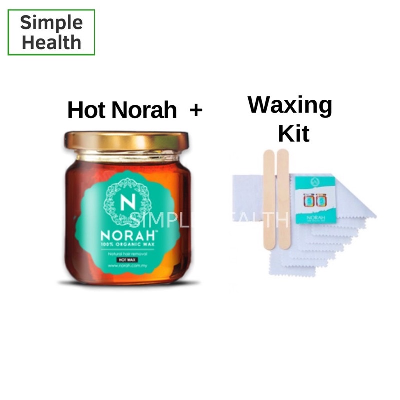 [HQ] Norah Wax Organic Hair Removal Hot Cold Men Women Buang Bulu