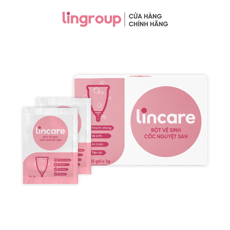 [Date 3 / 2024) Lincare Menstrual Cup Sterilization Powder (Box Of 12