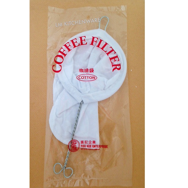 TRADITIONAL STYLE COTTON COFFEE FILTER/TEA FILTER/CLOTH STRAINER/SOCK