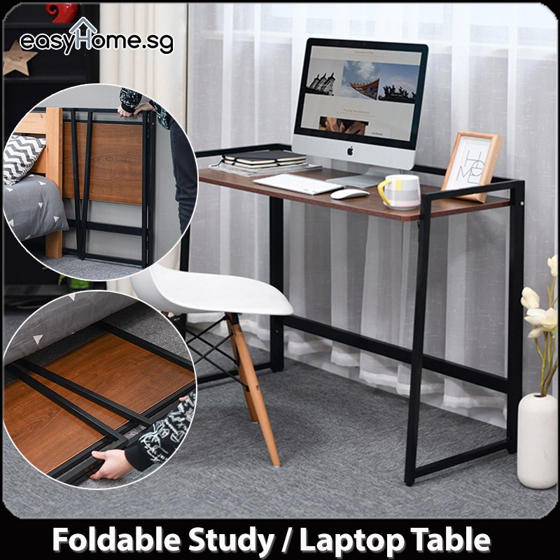 Easyhome.sg JY08 Foldable Table / Portable Folding Desk/ Study Table ...