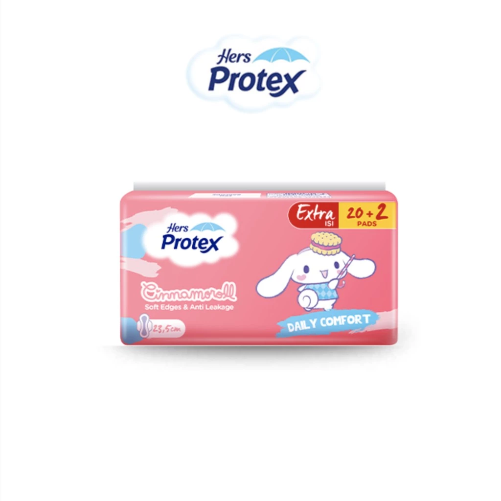 Hers Protex Daily Comfort Day Pembalut Wanita Cinnamoroll Bag Isi 20 + 2 Pcs - Gambar 2