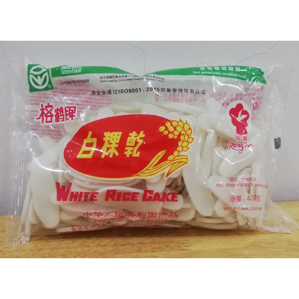 Rong He Brand White Rice Cake(400gm) 榕鹤牌白粿干(400克) | Shopee Singapore