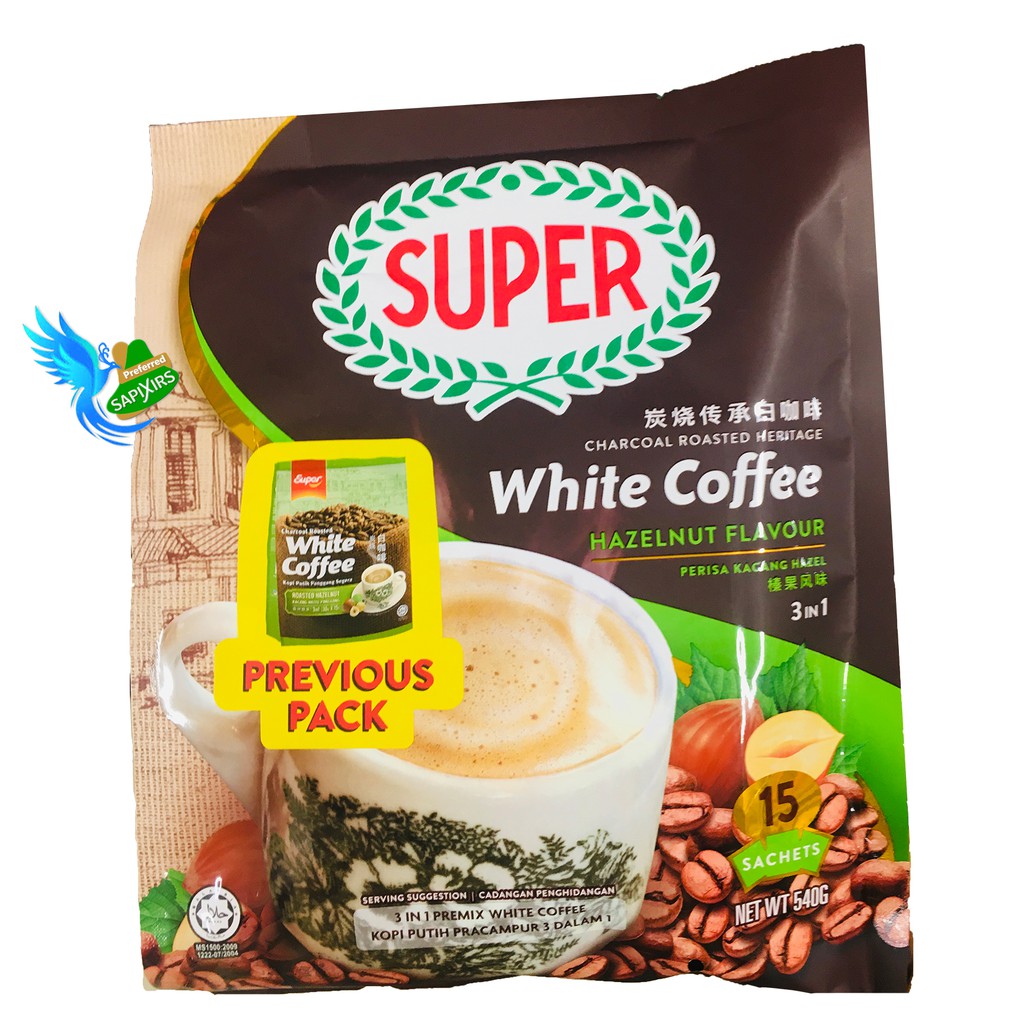 Super Charcoal Roasted White Coffee Classic (30Cups) - Snack Foods