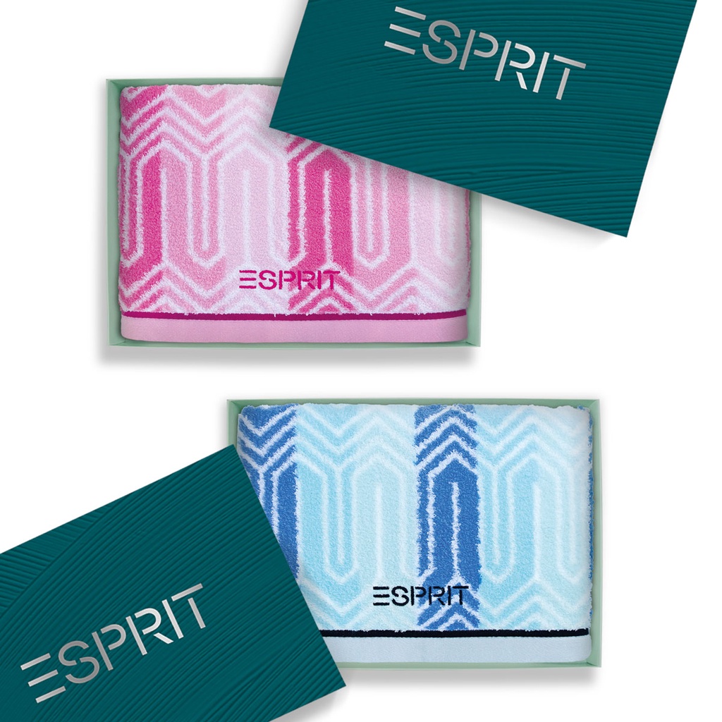 Esprit Towel Gift set Fashion Bath Towel Box Set of 2 Shopee Singapore