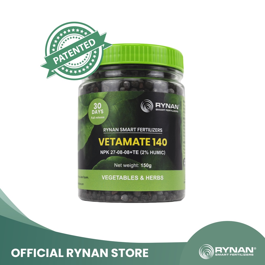 RYNAN Smart Fertilizers For Herbs & Veggies RYNAN Vetamate 150g