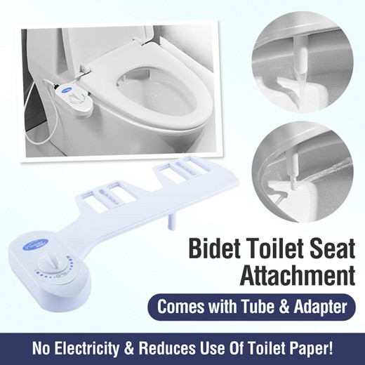 [SG Seller] Bidet Toilet Seat Attachment Self Cleaning Nozzle Fresh ...