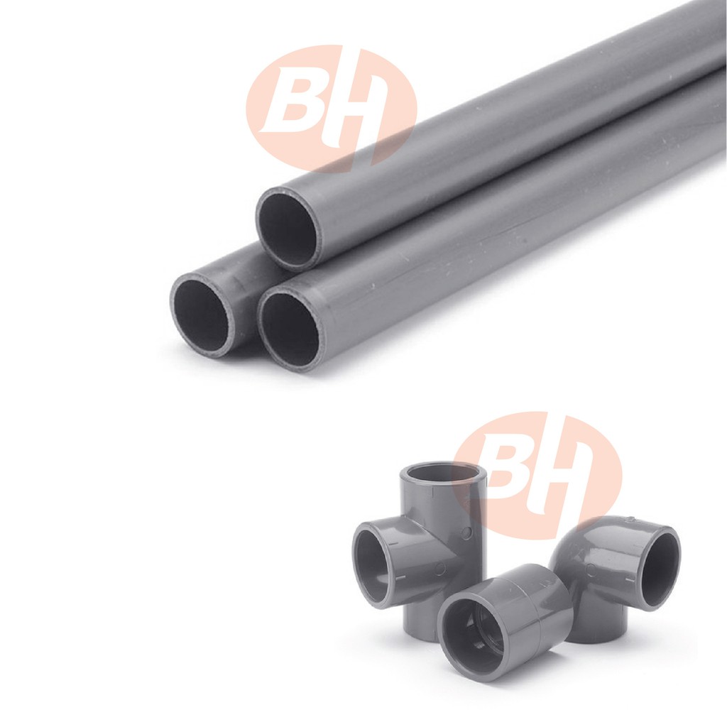 [ 1-3 FT /KAKI ]PVC Pipe Air PVC Kelabu PVC Water Pipe 1/2
