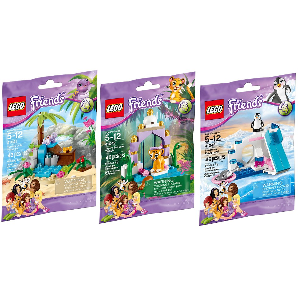 LEGO Friends Animal Series 4 Set of 3 41041 41042 41043 Shopee Singapore