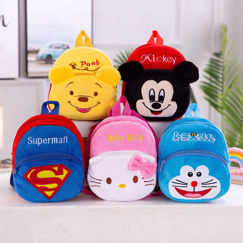 Plush Cartoon Backpack Schoolbags Toys for good Kids