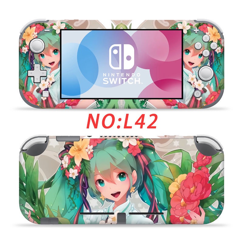 Switch Lite Skin Stickers Anime Kawaii Cartoon Pattern Full Wrap Protective Film Sticker Compatible with Nintendo Switch Lite Boys and Girls Shopee Singapore
