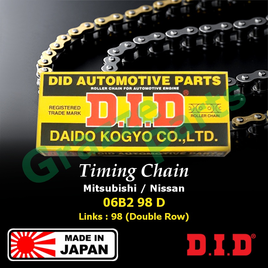 D.I.D Timing Chain 06B298D / 13028-W0400 / ME200244 Nissan Cabstar Z16 ...