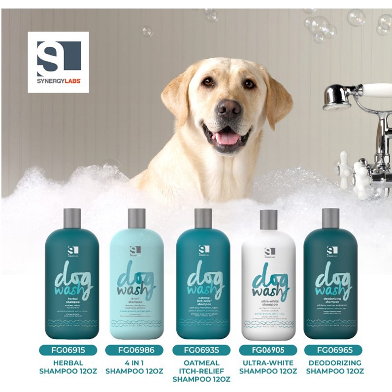 Synergy Labs DOG WASH OATMEAL ITCH RELIEF SHAMPOO 12oz Shopee