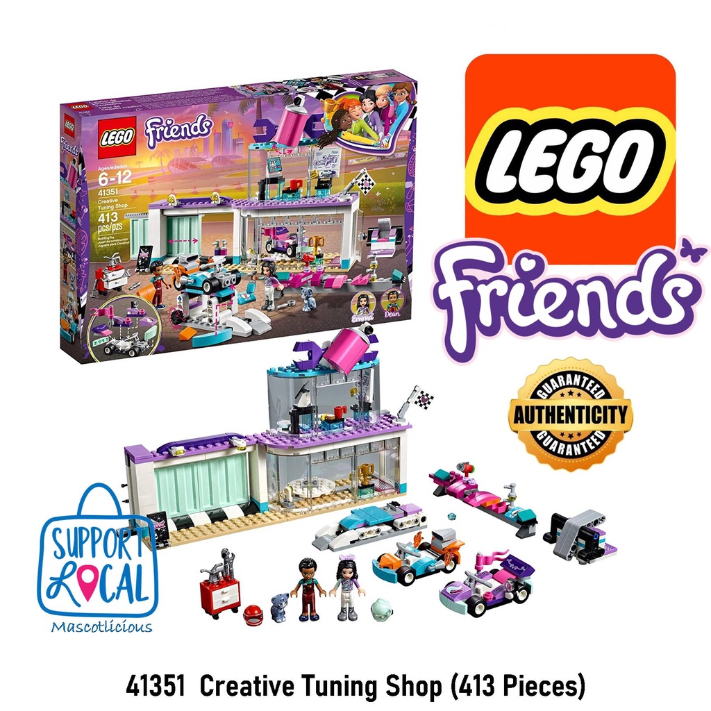 Lego 41351 friends online creative tuning shop