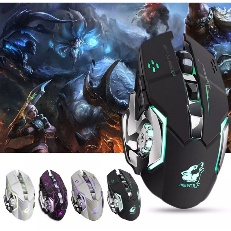 SG wireless gaming ergonomic mouse mice Shopee Singapore