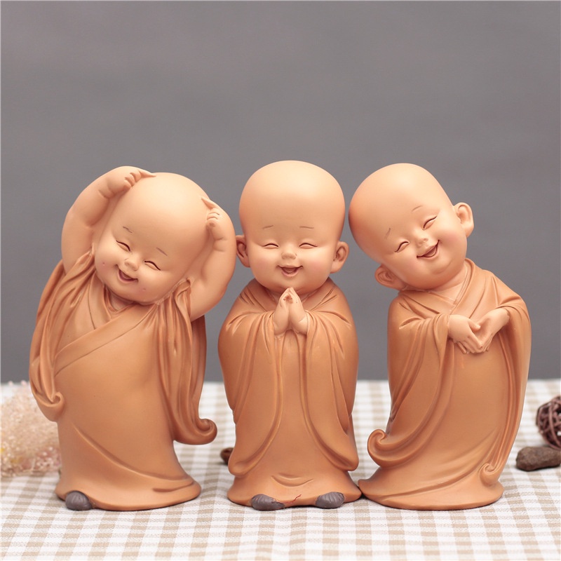 Cute little monk handmedown Monk Wisdom Monk Car ornament Cake