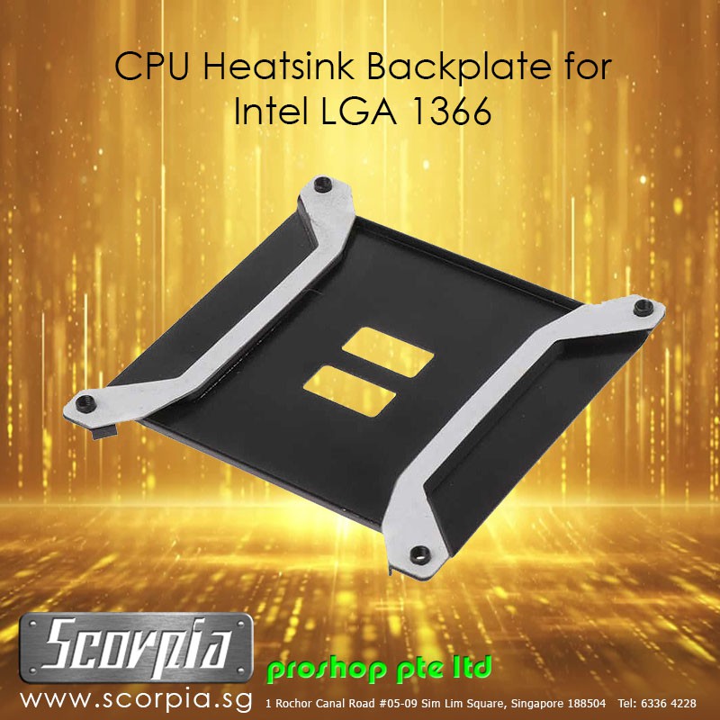 CPU Heatsink Cooler Backplate for Intel LGA 1366 | Shopee Singapore