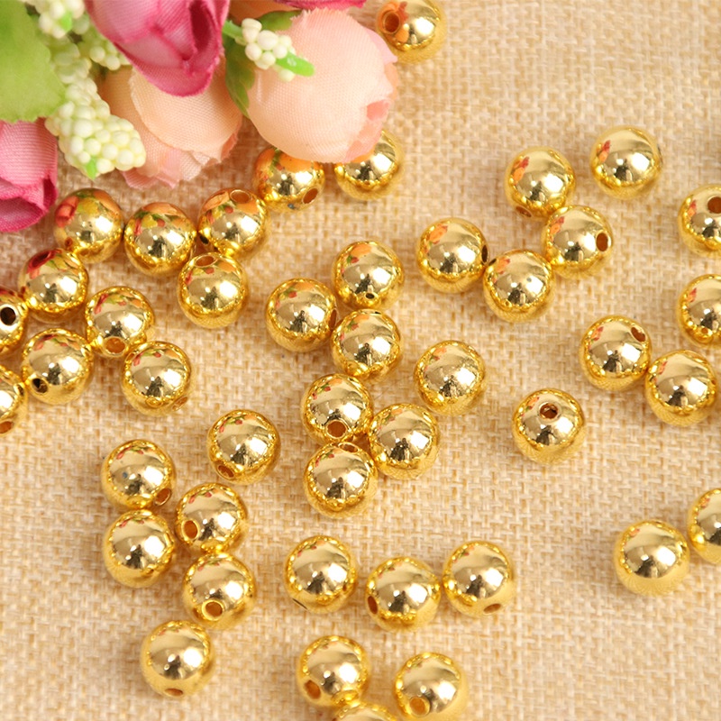 Gold hot sale pearl beads