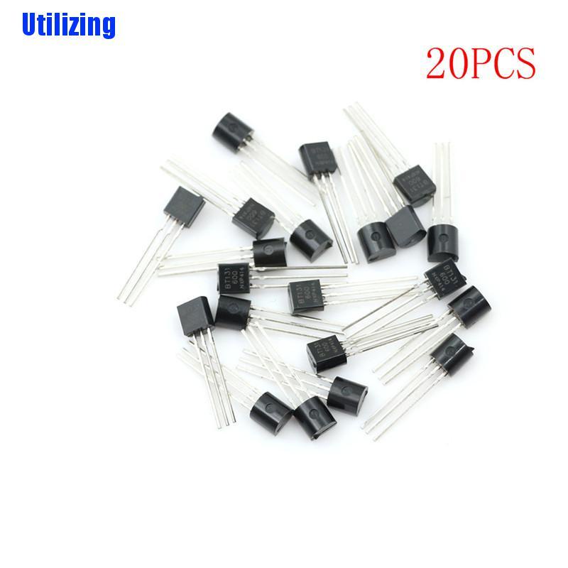 UTZN New 20Pcs Bt131-600 Direct To-92 600V/1A Bt131 Bidirectional Transistor
