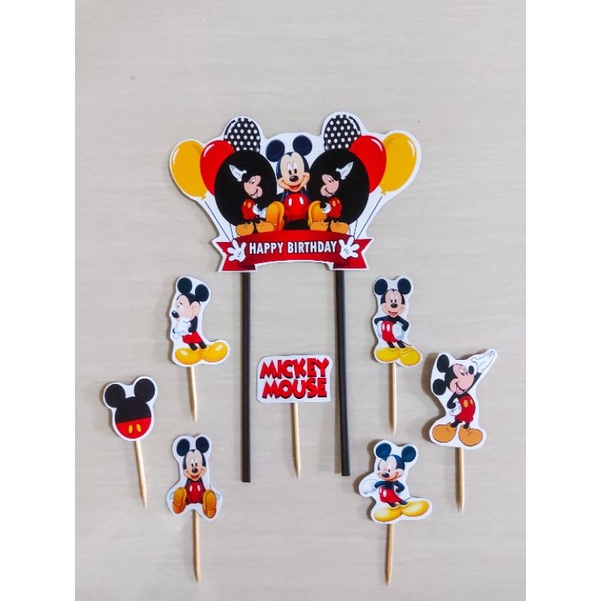 Mickey Mouse Topper Mickey Mouse Cake Topper Mickey Mouse Cake Topper 