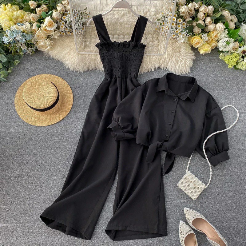 Latest Women s Jumpsuit Suit Korean Style LIRANG SET