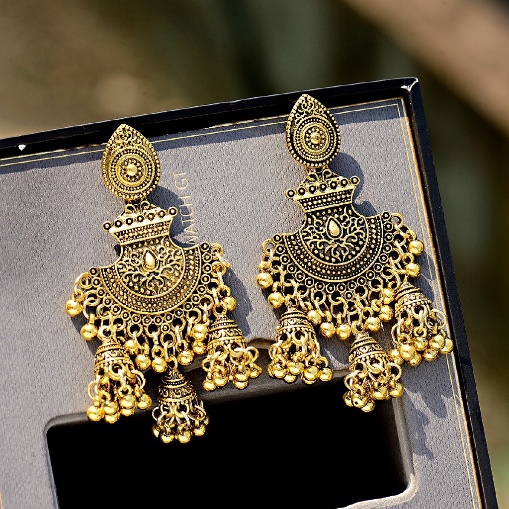 Gold on sale jhumka 2019