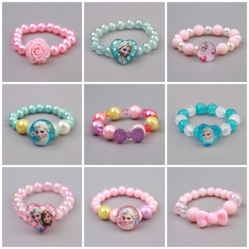 [Frozen] Kids Cartoon Bracelet｜Girl Fashion Bracelet |  Baby ornaments