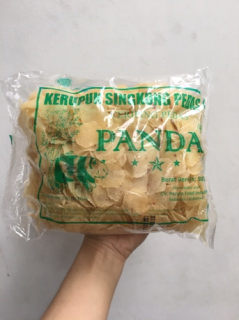Panda Brand Spicy Ceriping Cassava Crackers 500g Round Panda Cassava ...