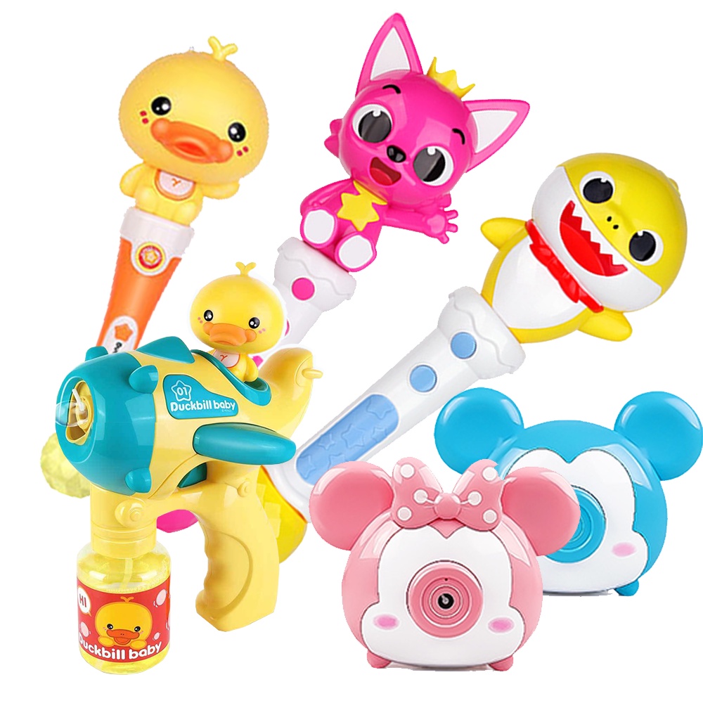 Baby Shark Pink Fong Automatic Bubble Gun Camera Wand | Shopee Singapore