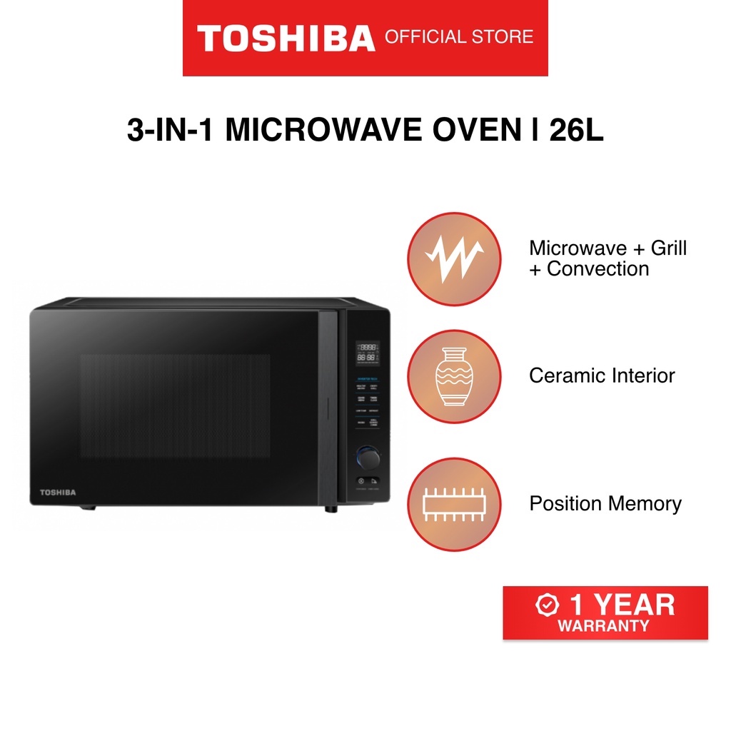 Toshiba MV-TC26TF(BK) Black Ceramic INVERTECH 4.0(inverter) Interior ...