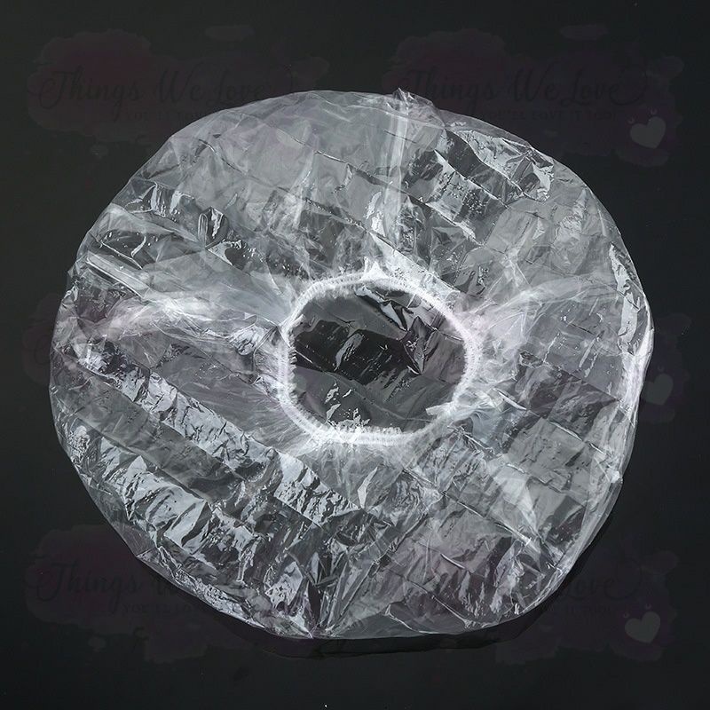 [SG] [FREE SHIP] Disposable Shower Cap 1 Time Use Shower Hat Cover ...