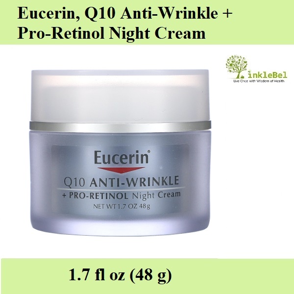 Eucerin Q10 Anti Wrinkle Pro Retinol Night Cream 17 Fl Oz 48 G Shopee Singapore 