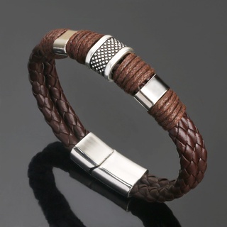 Gents hot sale leather bracelet