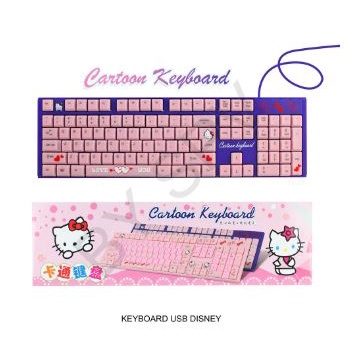Hello KITTY Character USB KEYBOARD | Shopee Singapore